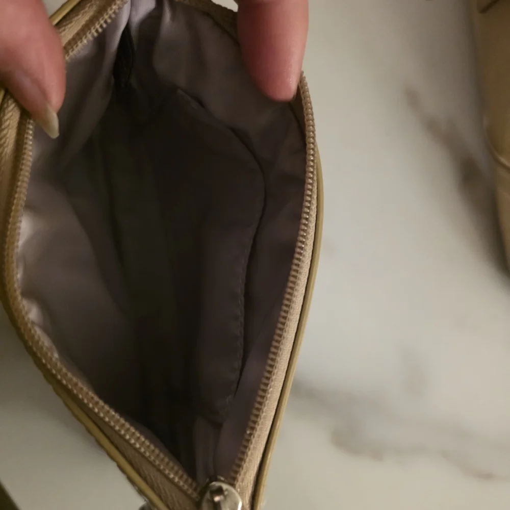 Coach Beige Leather Satchel with Pouch - Picture 7 of 13